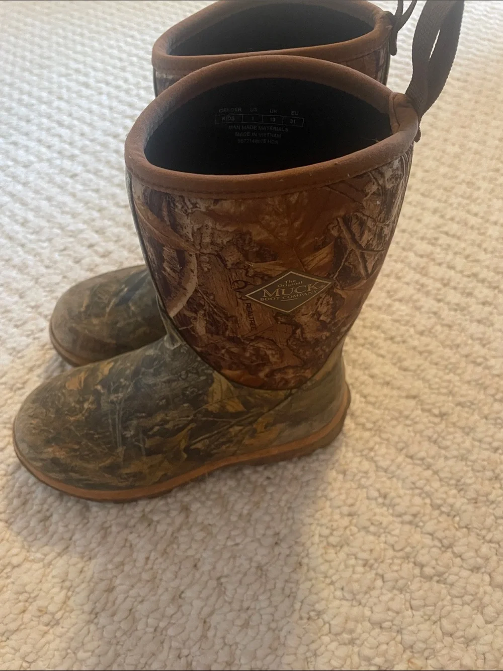 Boys The Muck Boot Company Camo Boots
